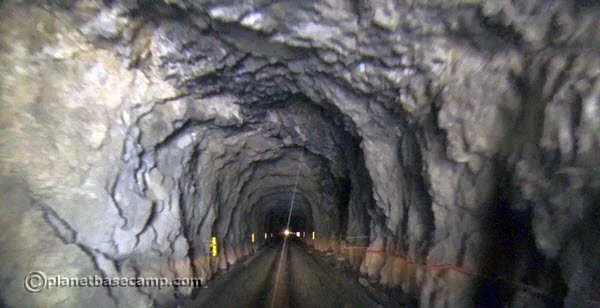 Faroe Islands - Inside Mountain Tunnel
