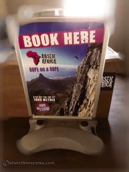 Table Mountain Abseil Ad