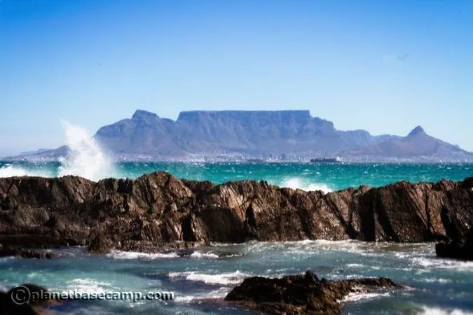Table Mountain View From Bloubergstrand