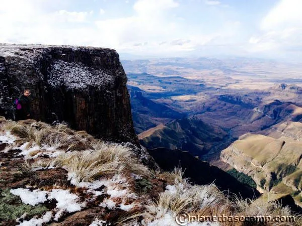 Sentinel Peak - Tugela Falls - View of Tugela Valley Below