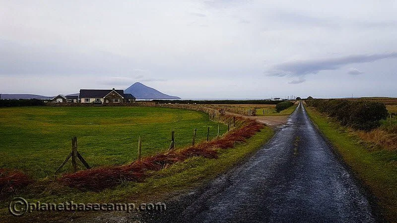 Farm with Achill Island in Background