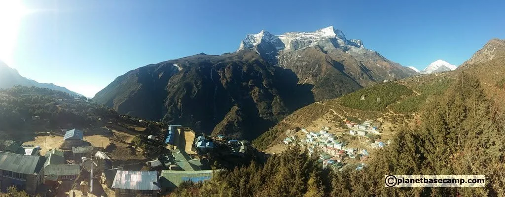 Everest Base Camp Trek - Namche Bazaar and Surrounding Mountains