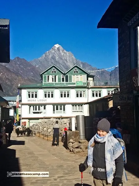 Everest Base Camp Trek - Lukla with Ngothung Ri in the Background